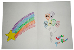 Sample Interior of Card for Kids